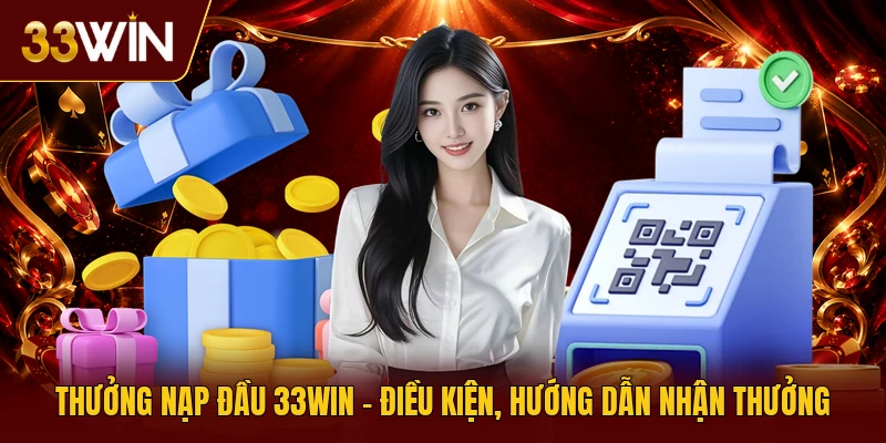 Thưởng Nạp Đầu 33Win🎁 Điều Kiện, Hướng Dẫn Nhận Thưởng